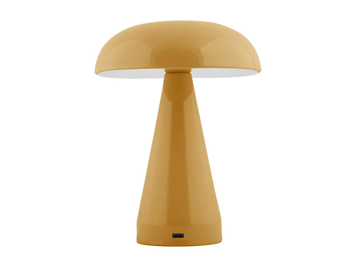 Rachel - Lampe à poser LED sans fil rechargeable - Ocre