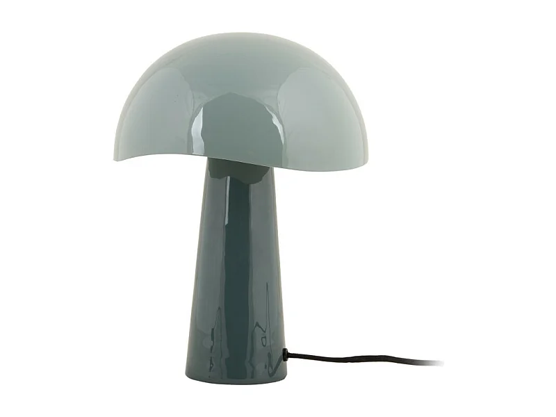 Grato - Lampe à poser champignon en métal - Bleu