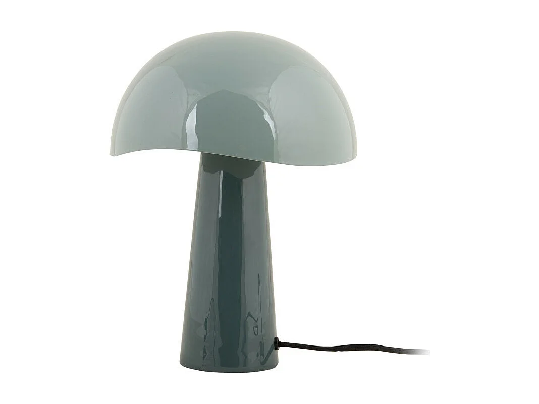 Grato - Lampe à poser champignon en métal - Bleu
