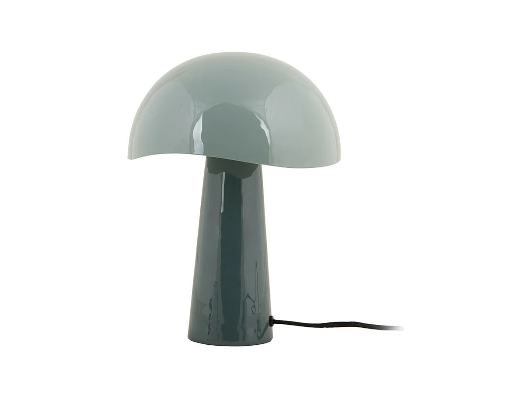 Grato - Lampe à poser champignon en métal - Bleu