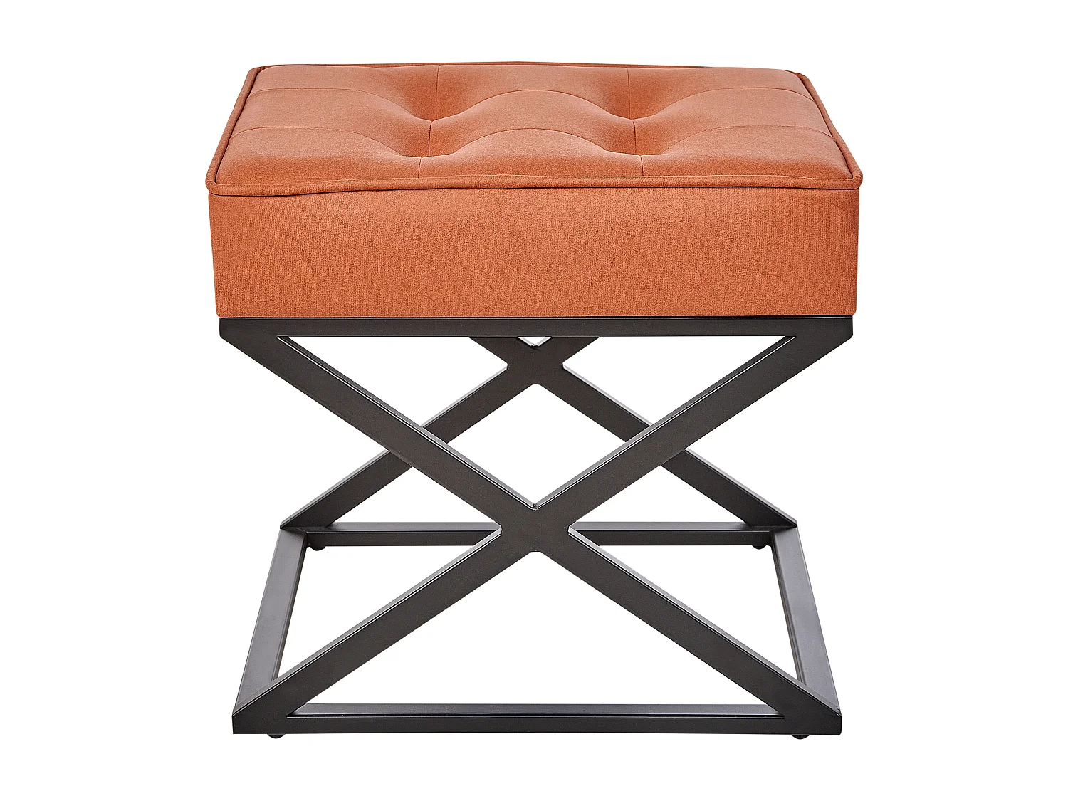 Repose-pied MURDO Cuir PU Orange