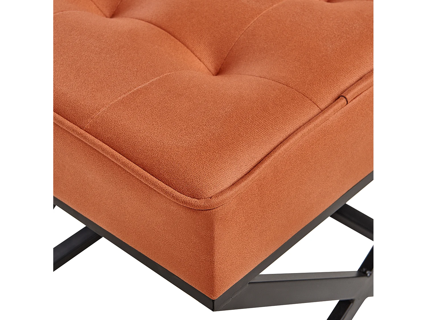 Stołek MURDO Ekoskóra Pomarańczowy