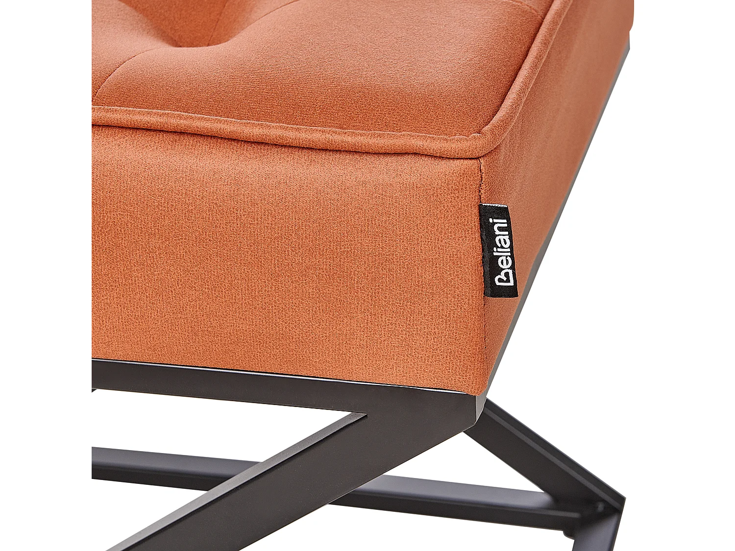 Stołek MURDO Ekoskóra Pomarańczowy