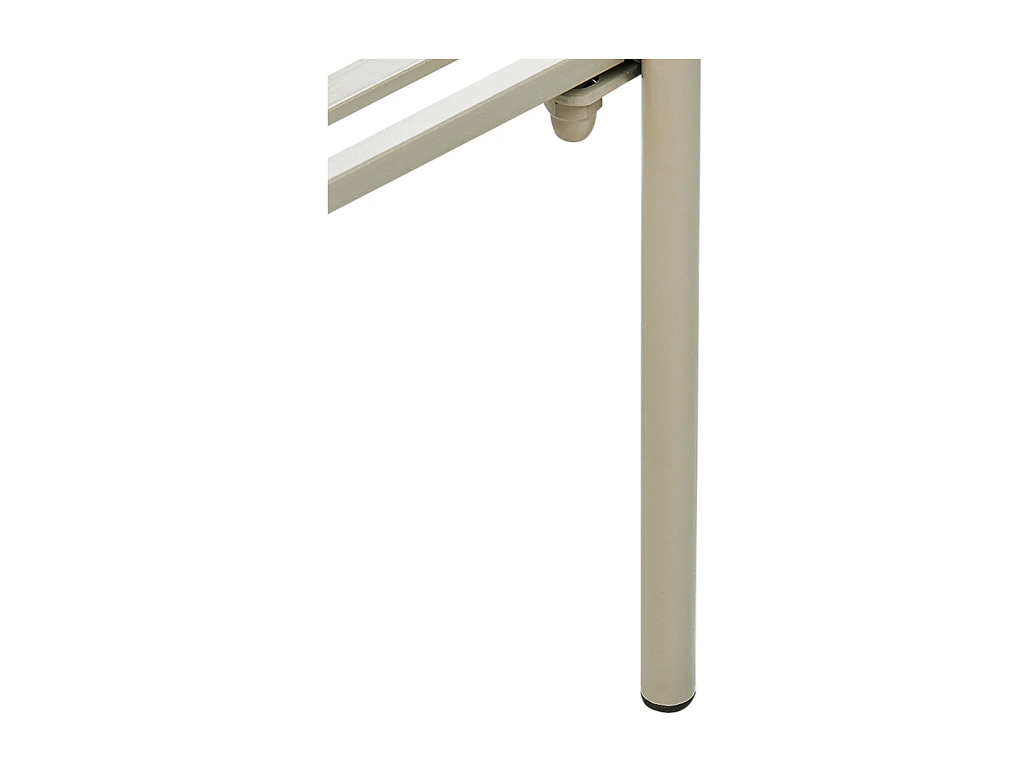 Pflanzenständer Metall beige rechteckig 24x70x66 cm für Innen u. Außen Vinca