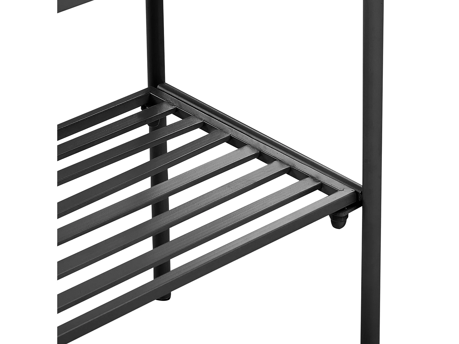 Cache-pot sur pied VINCA Métal 70 cm Noir