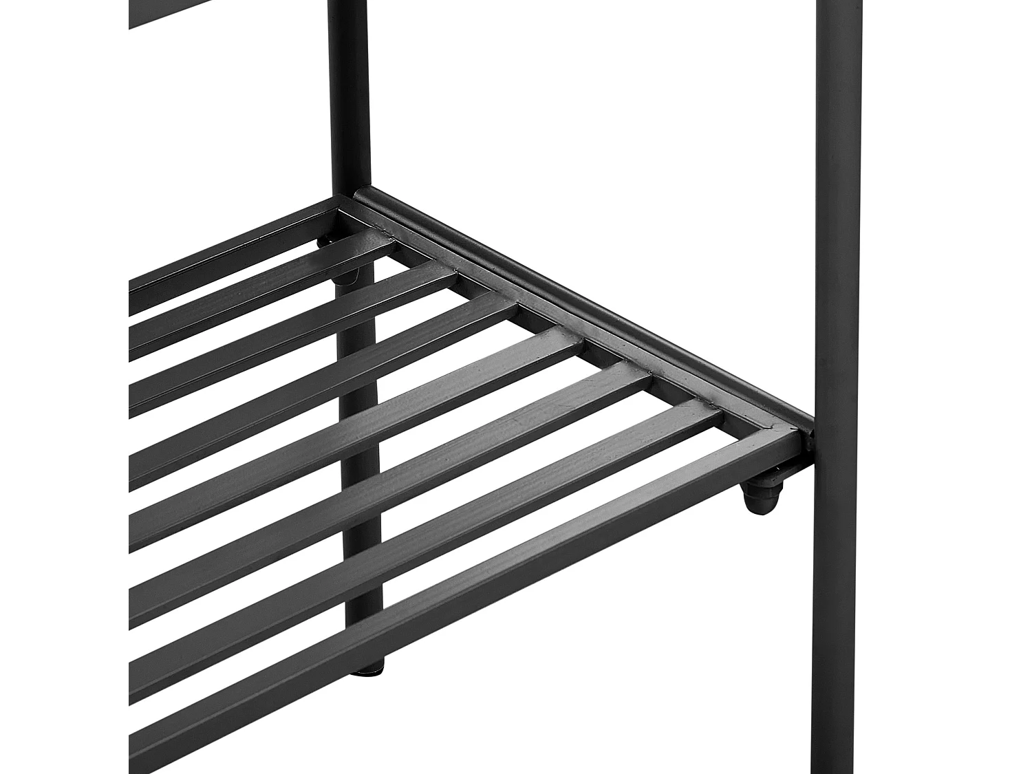 Cache-pot sur pied VINCA Métal 70 cm Noir