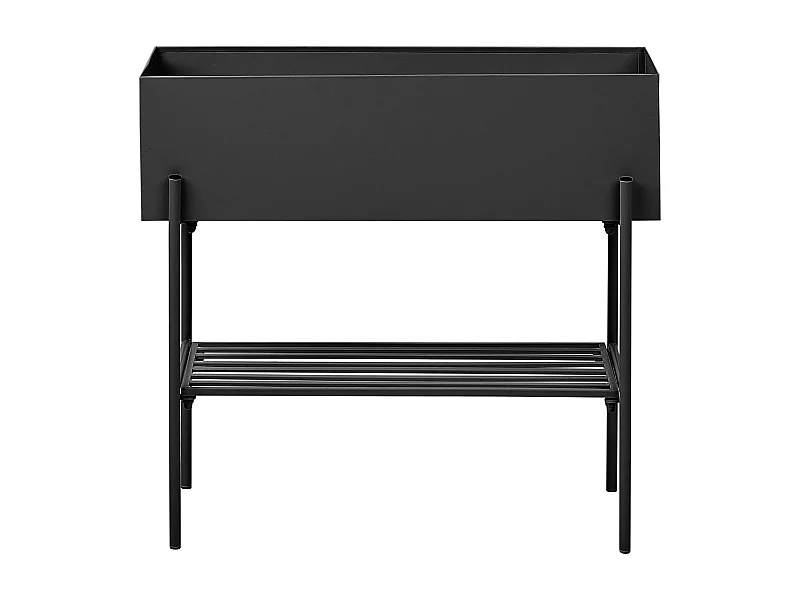 Blumentopf mit Beinen VINCA Metall 70 cm Schwarz