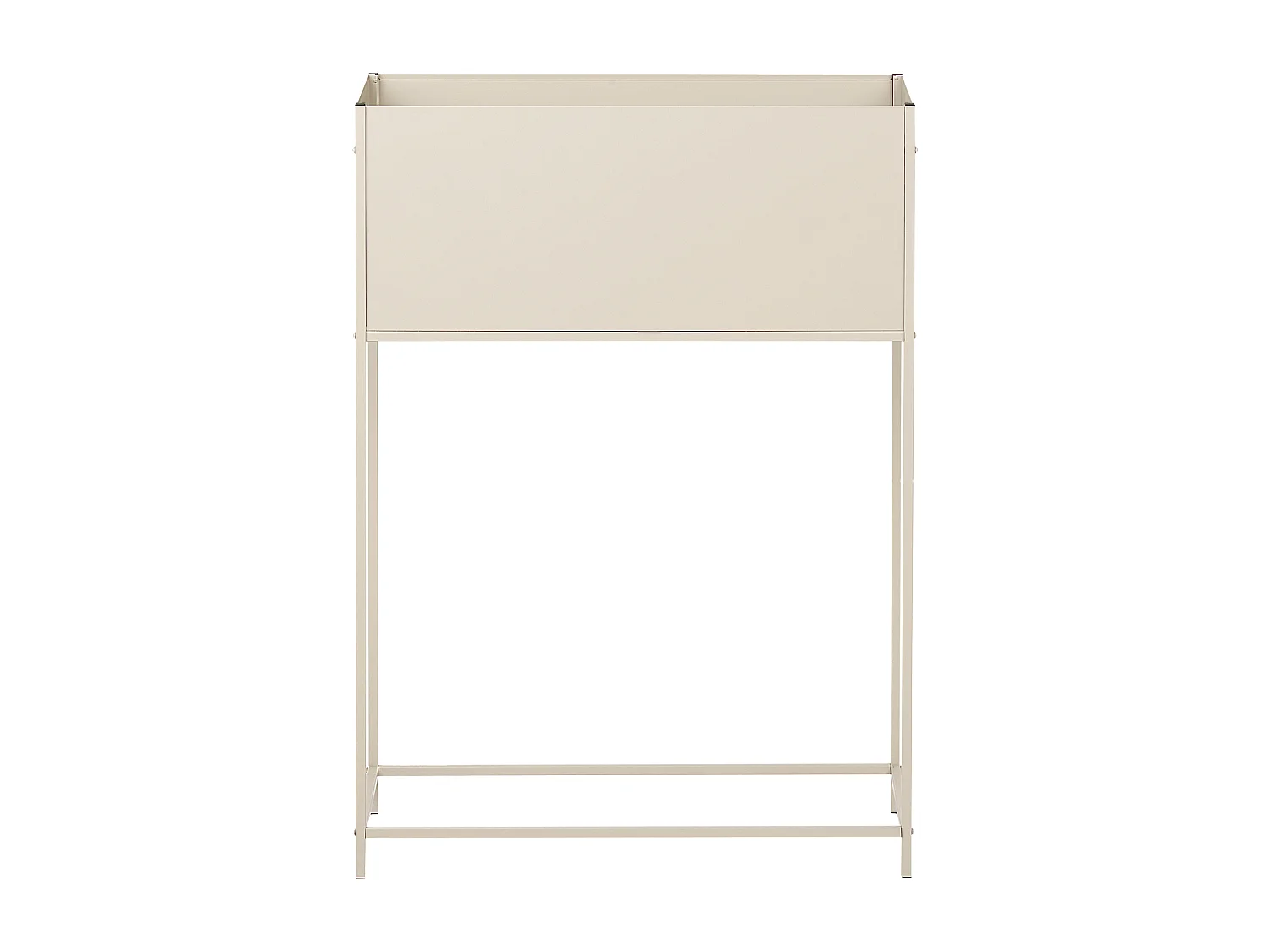 Cache-pot sur pied TAPIEN Métal 70 cm Beige