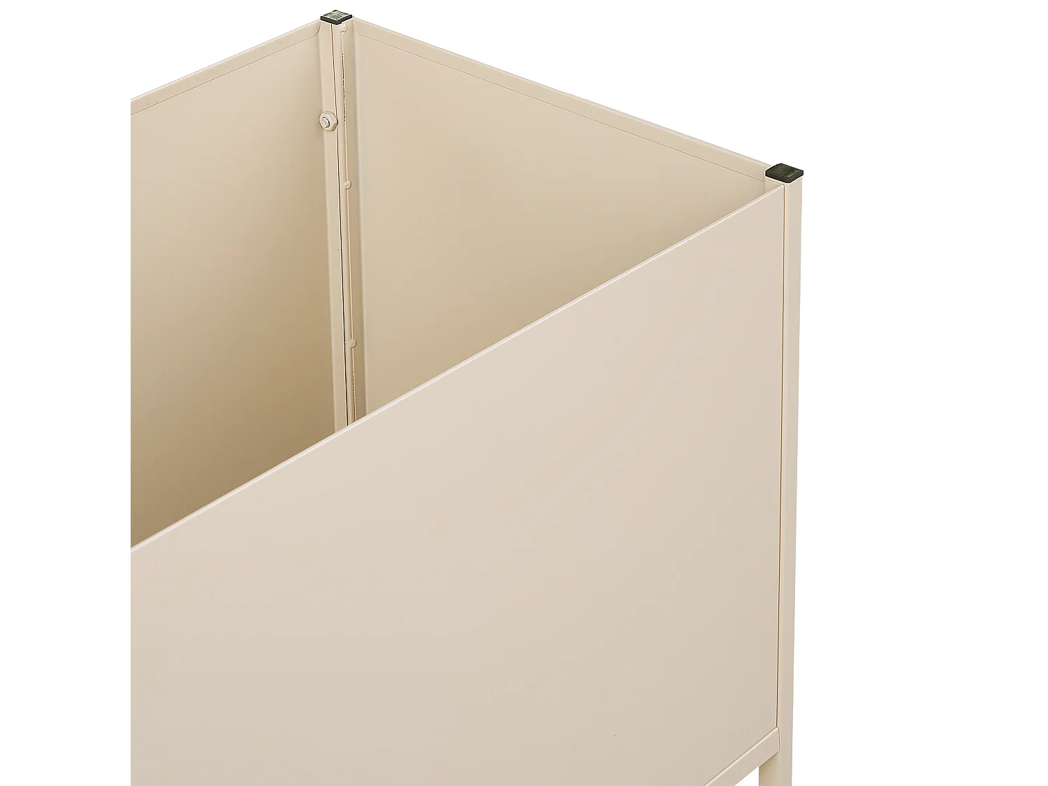Cache-pot sur pied TAPIEN Métal 70 cm Beige