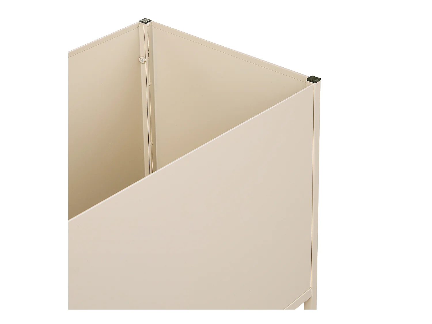 Cache-pot sur pied TAPIEN Métal 70 cm Beige