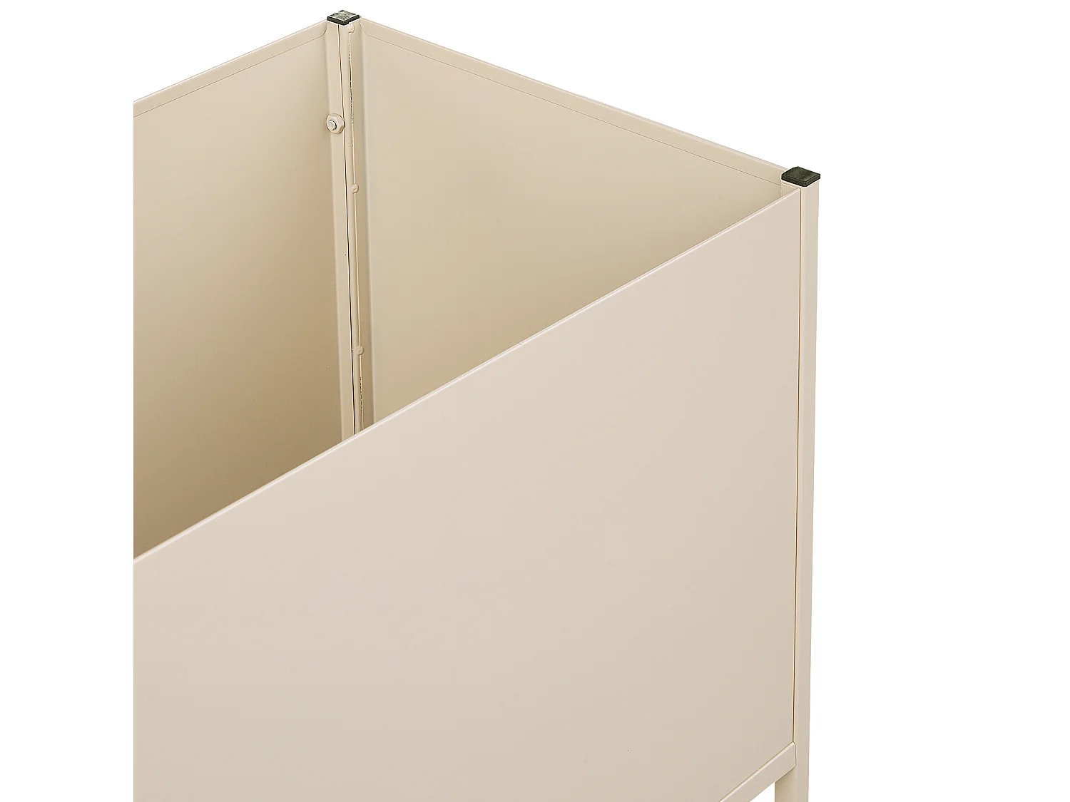 Cache-pot sur pied TAPIEN Métal 70 cm Beige