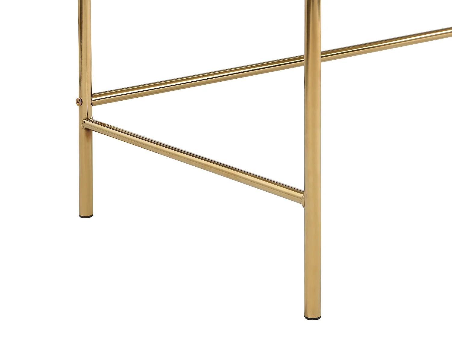 Skrivbord med förvaring - Beige och guld - VITESDA av Pascal Morabito