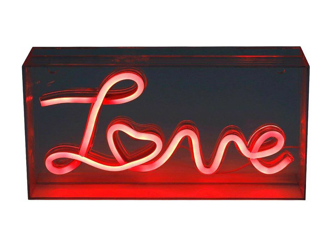 Décoration lumineuse  led Néon Love (rouge)