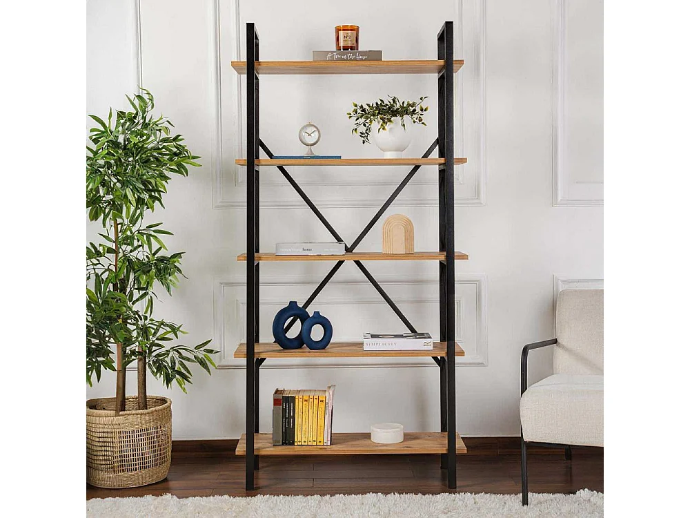 Etagère en aggloméré et métal Elysian