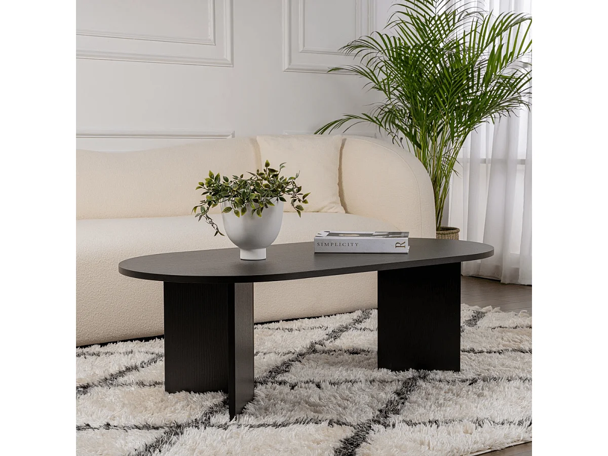 Table basse ovale L119 cm - IRIS