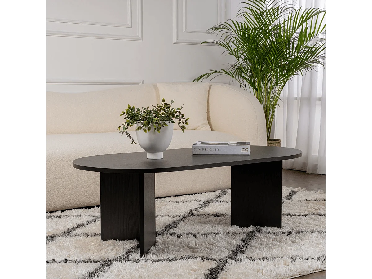 Table basse ovale L119 cm - IRIS