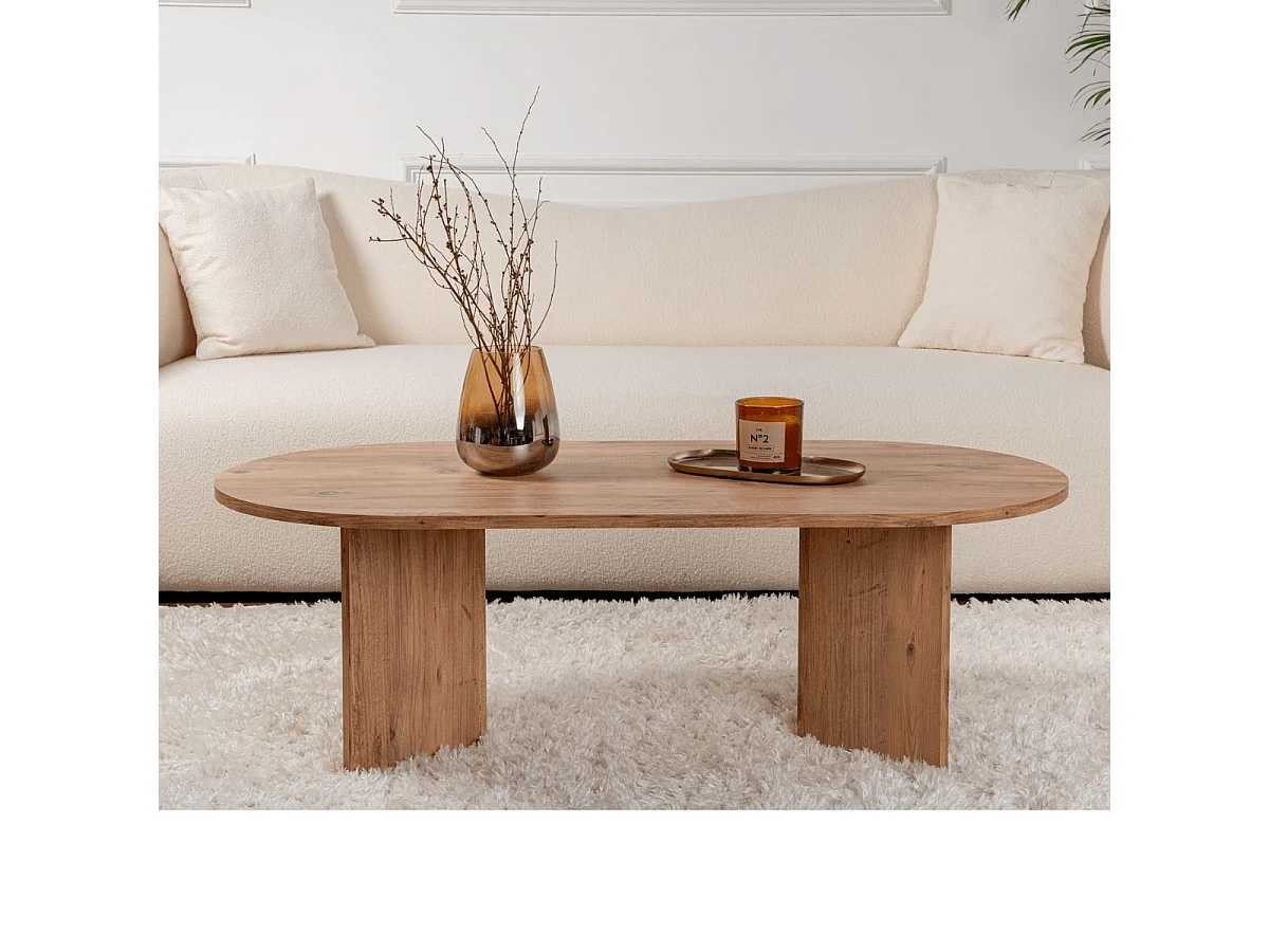 Table basse ovale L119 cm - IRIS