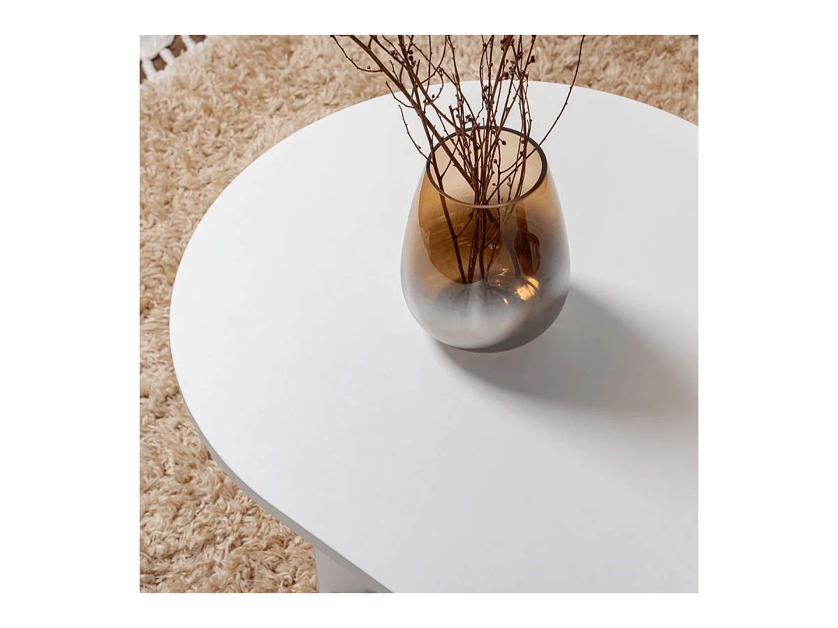 Ovaler Couchtisch L119 cm - IRIS