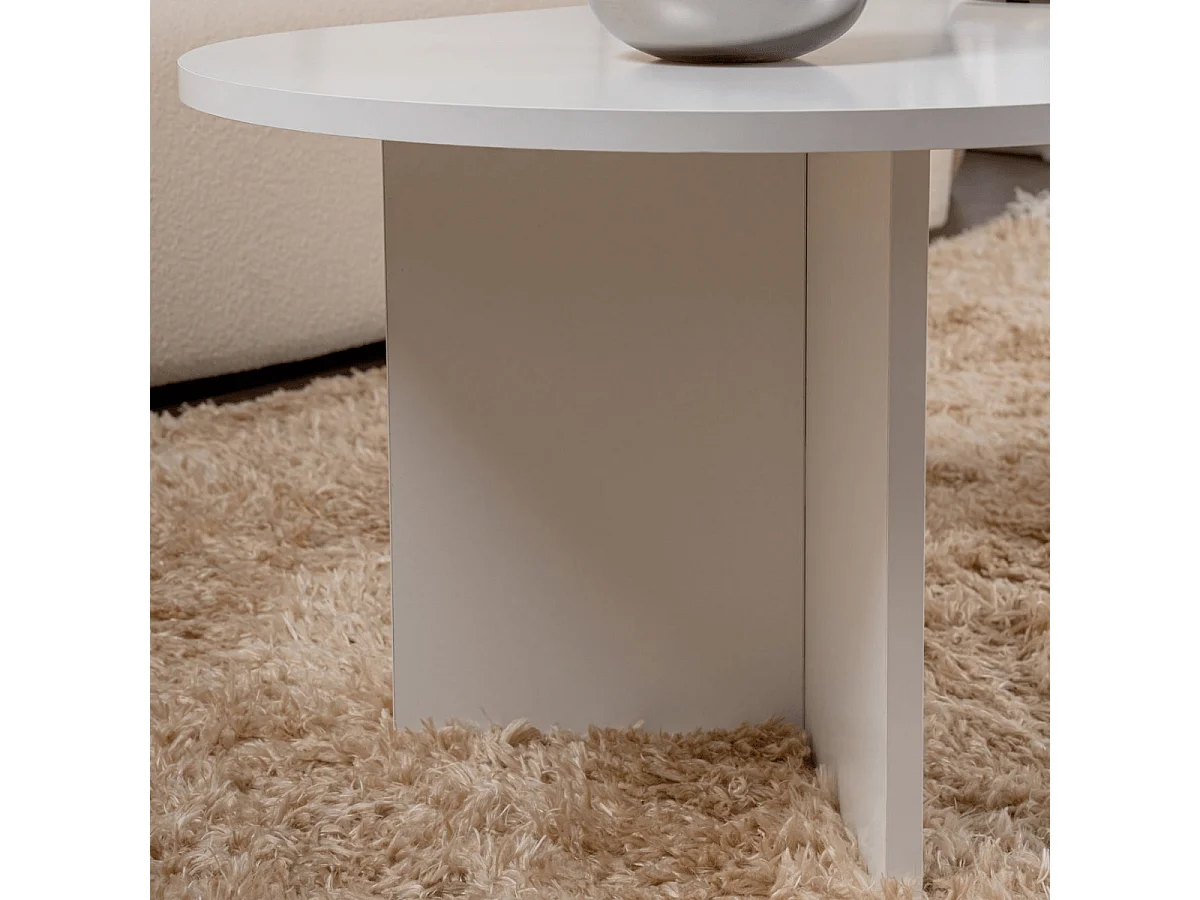 Ovaler Couchtisch L119 cm - IRIS
