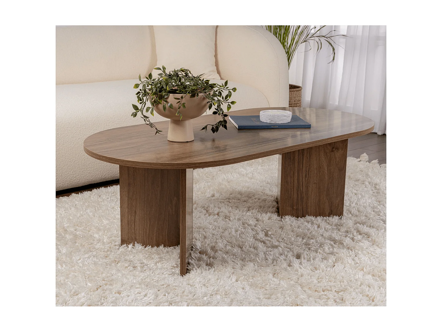 Table basse ovale L119 cm - IRIS
