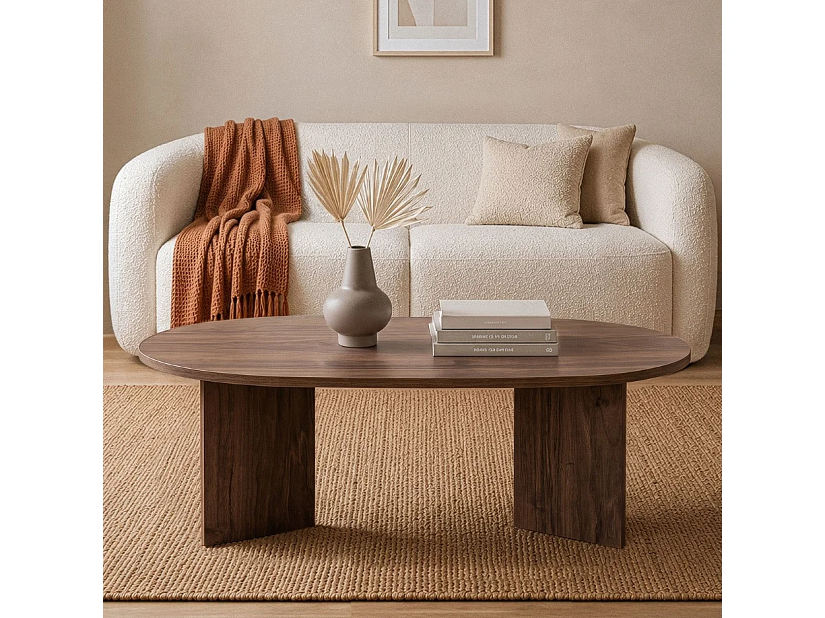 Ovale salontafel L119 cm - IRIS