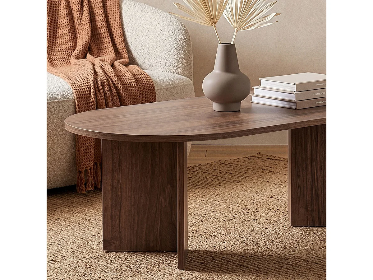 Ovale salontafel L119 cm - IRIS