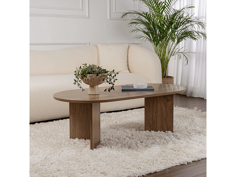 Ovale salontafel L119 cm - IRIS