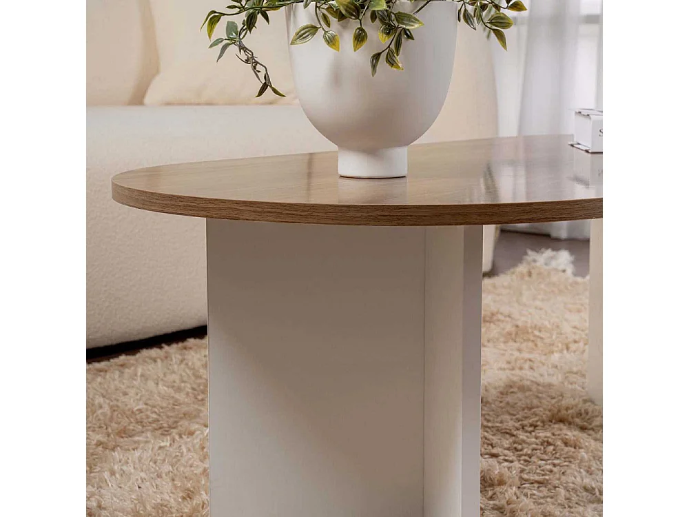 Table basse ovale L119 cm - IRIS