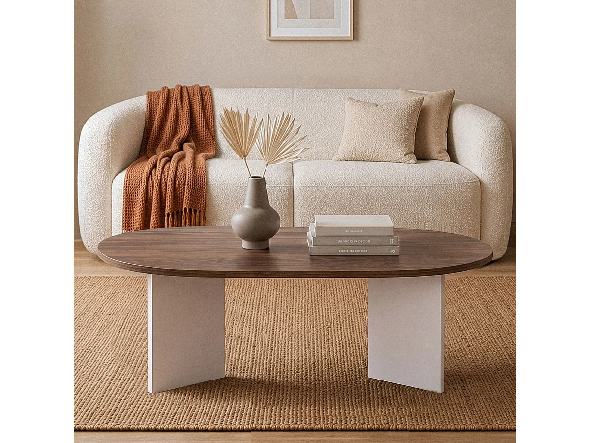 Mesa de centro ovalada L119 cm - IRIS