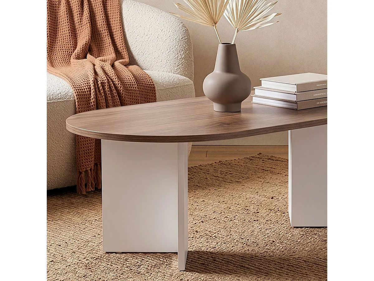 Mesa de centro ovalada L119 cm - IRIS