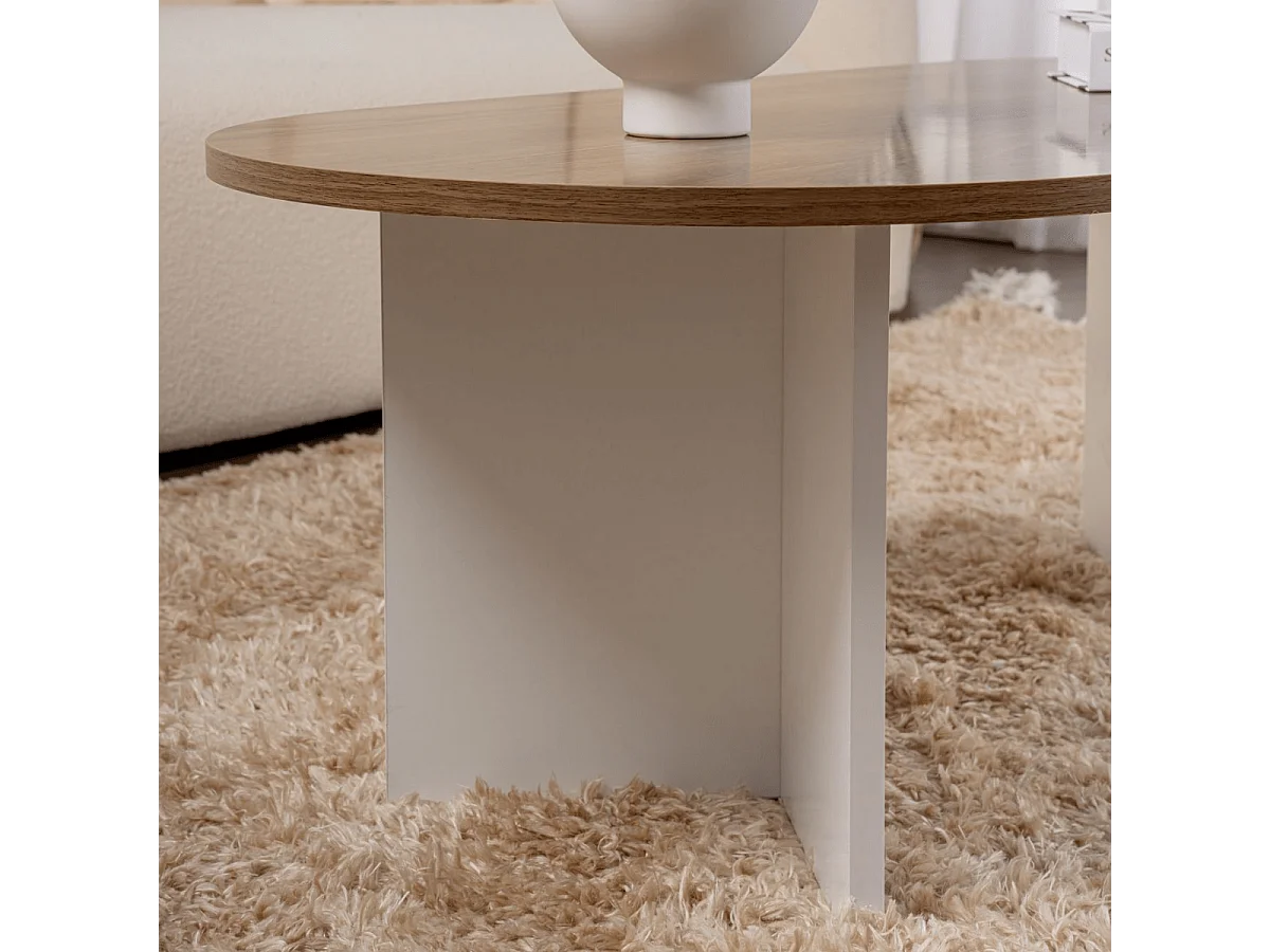 Table basse ovale L119 cm - IRIS