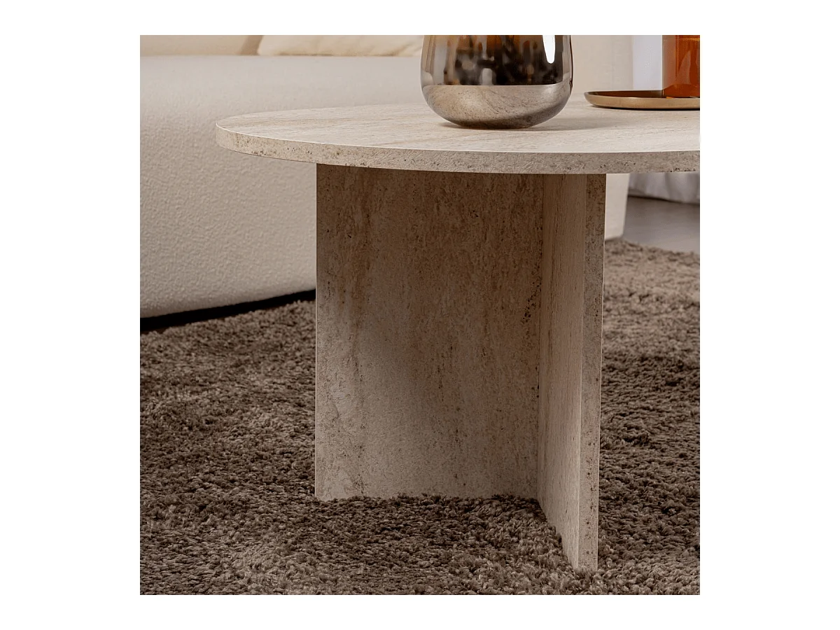 Ovale salontafel L119 cm - IRIS