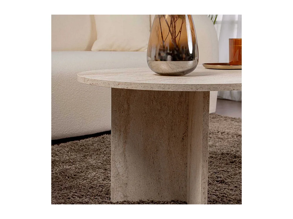 Ovale salontafel L119 cm - IRIS
