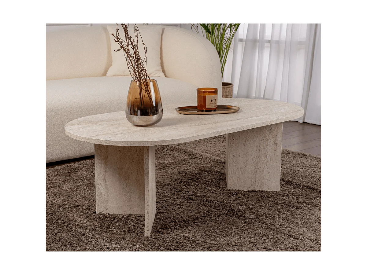 Table basse ovale L119 cm - IRIS