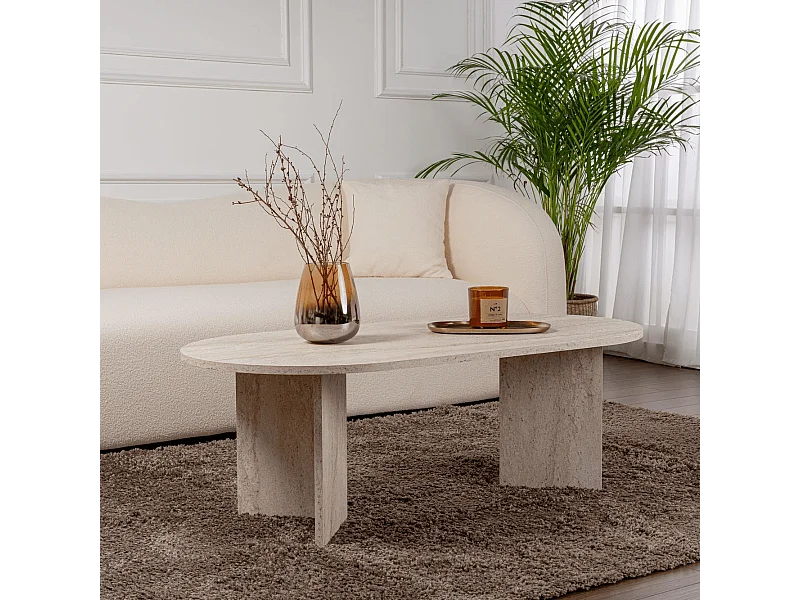 Table basse ovale L119 cm - IRIS