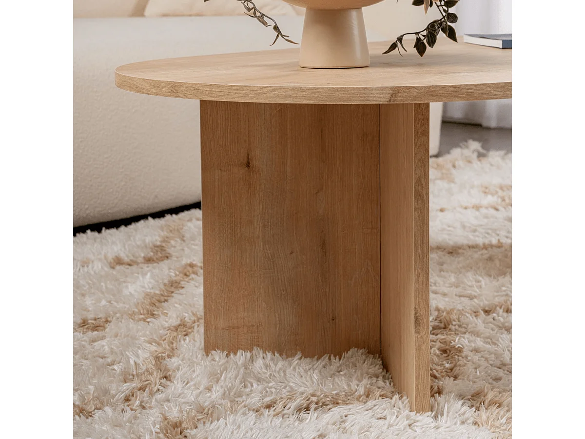 Ovaler Couchtisch L119 cm - IRIS