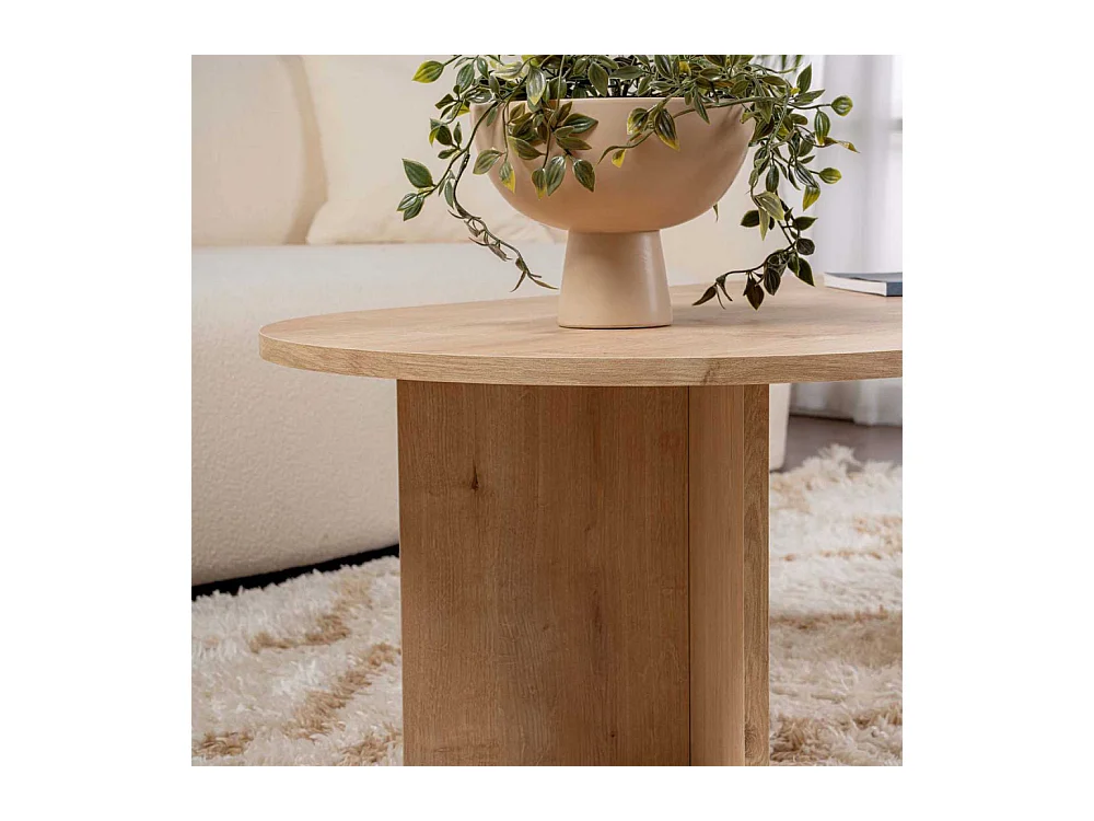 Ovale salontafel L119 cm - IRIS