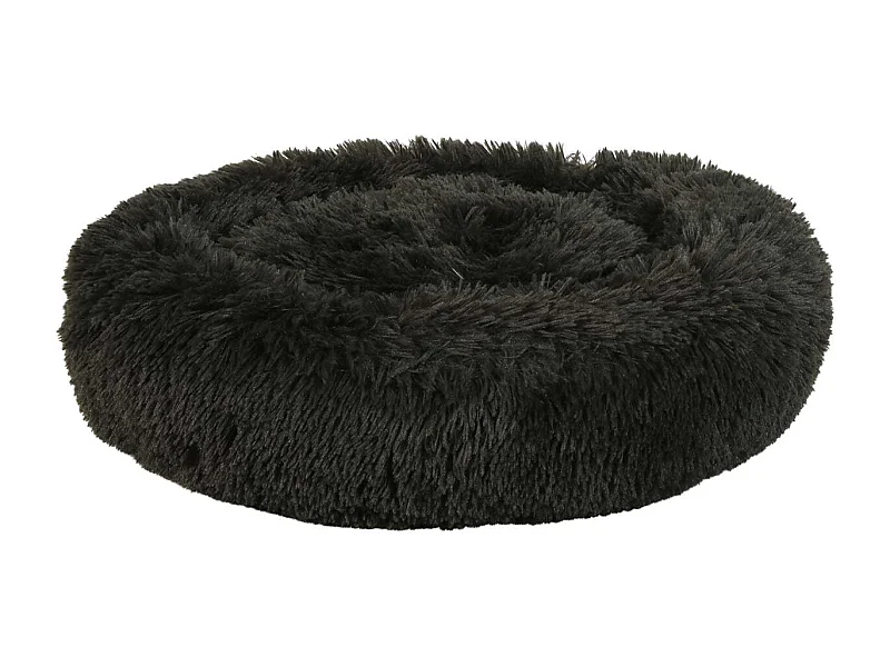 Coussin poils longs en polyester Noé 60 cm