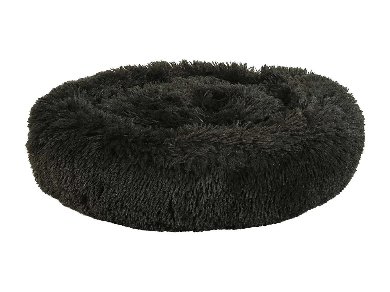 Coussin poils longs en polyester Noé 60 cm