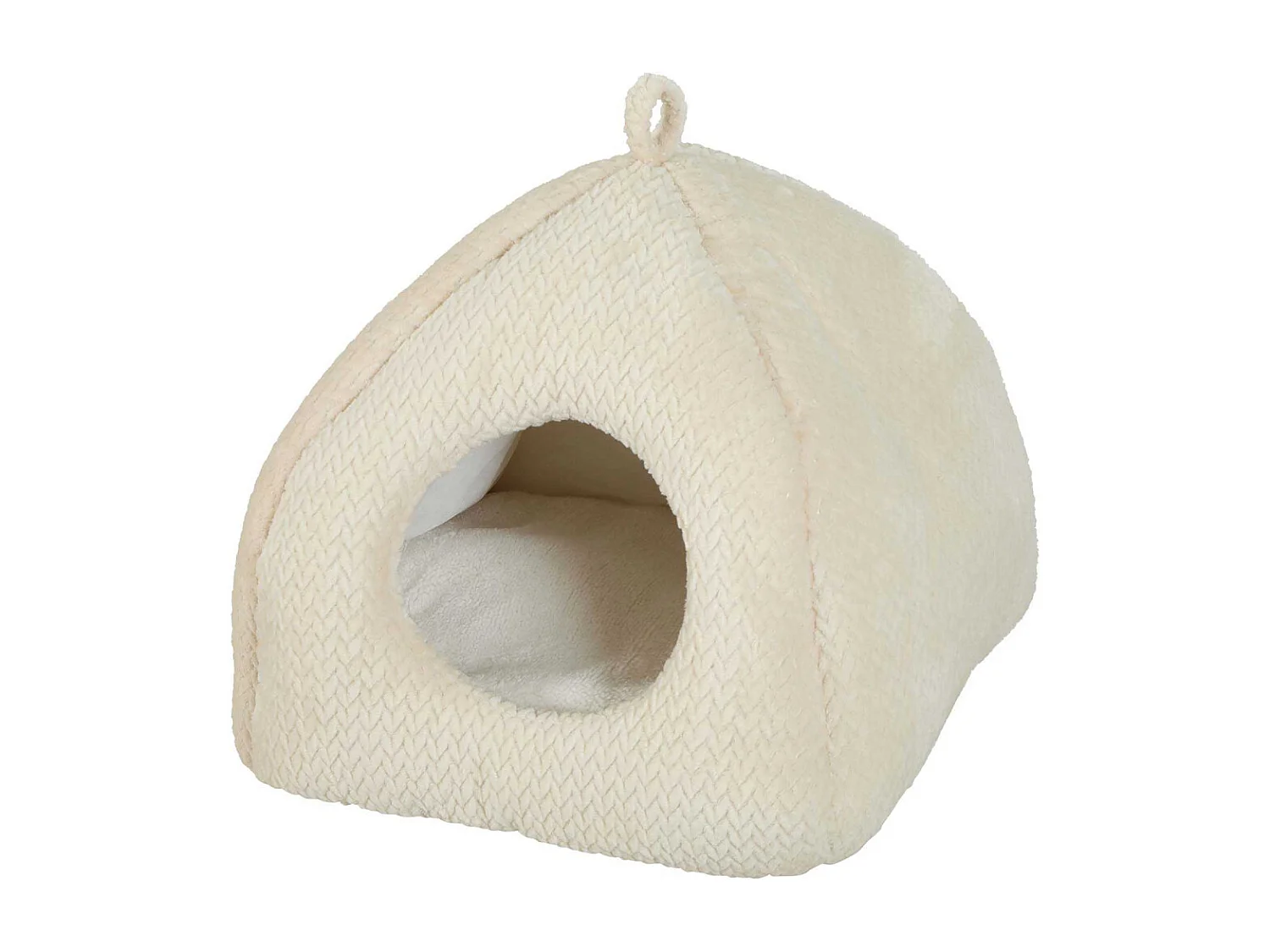 Igloo pour chat en fourrure Olympe 41 x 41 cm