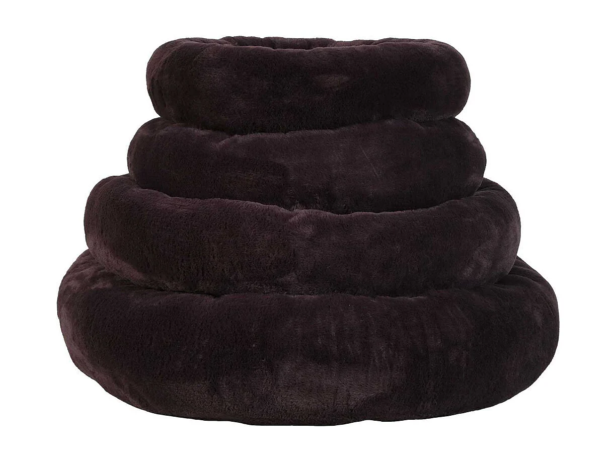 Coussin poils courts en polyester Noé 83 cm