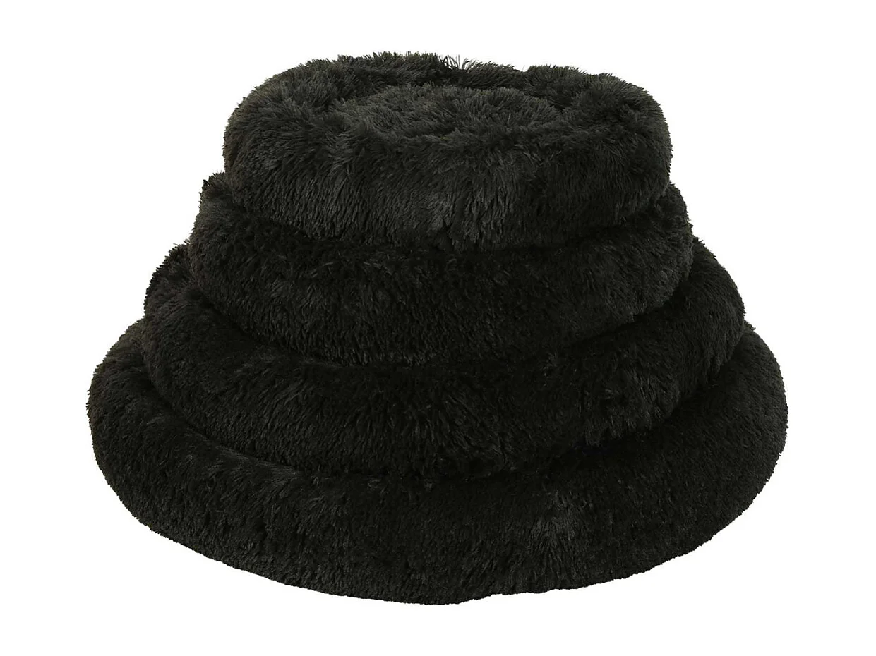 Coussin poils longs en polyester Noé 70 cm