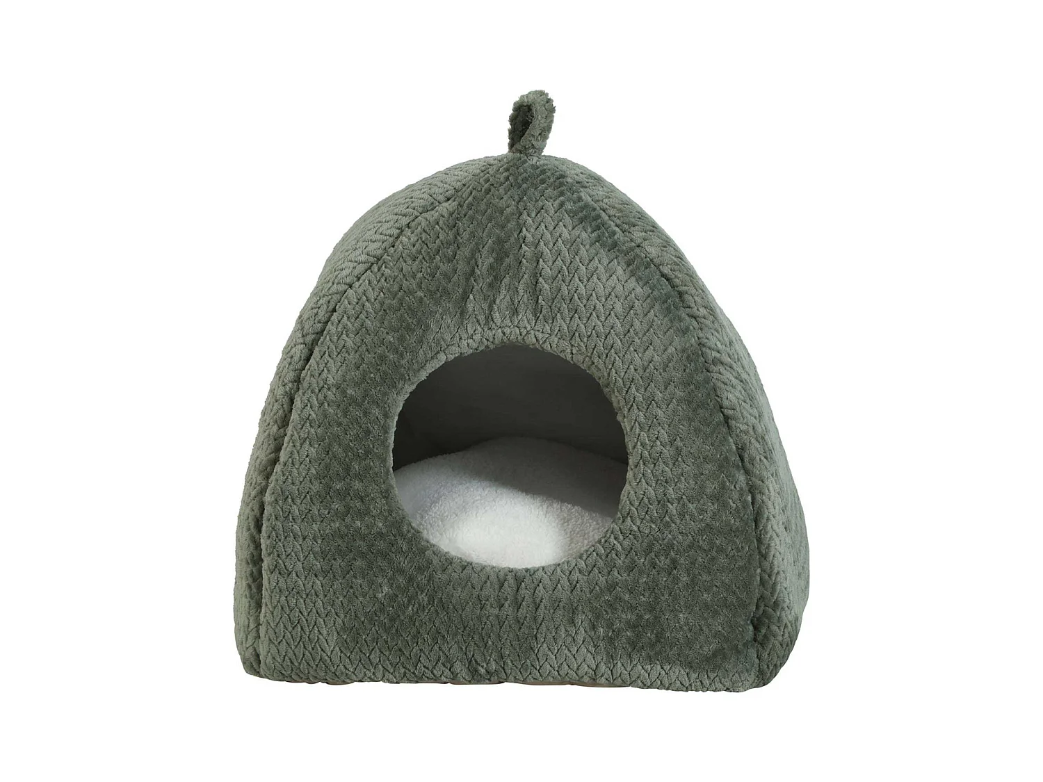 Igloo pour chat en fourrure Olympe 46 x 46 cm