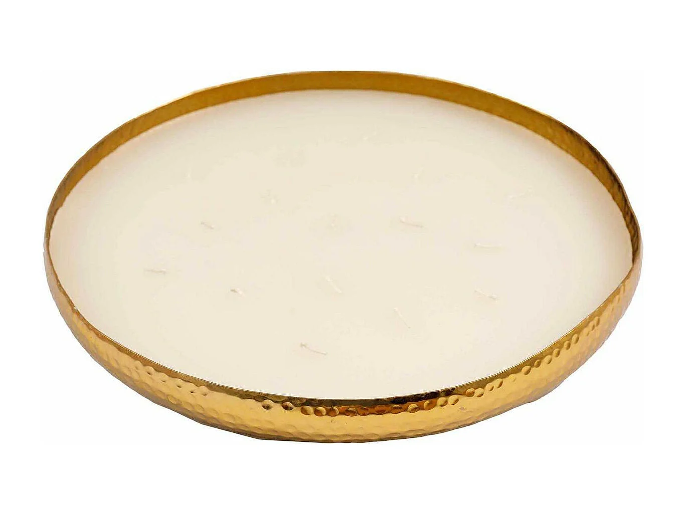 Bougie parfumée en aluminium doré 16 mèches