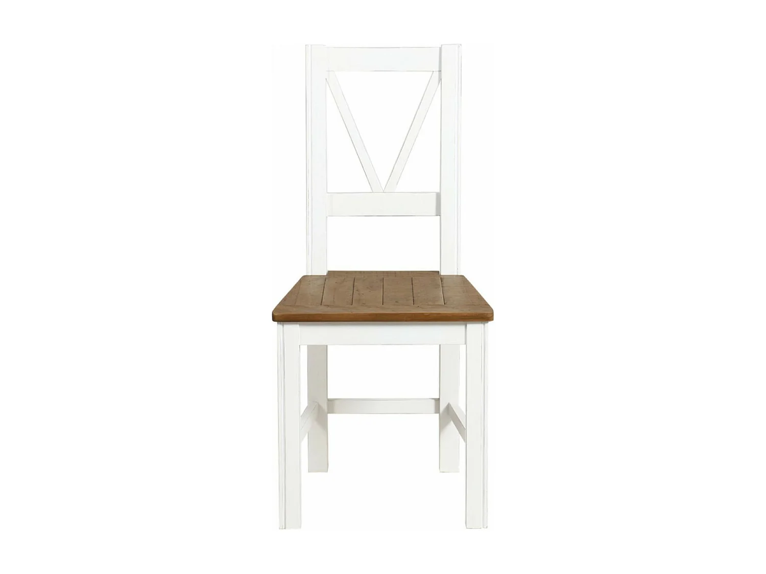 Lot de 2 chaise Bois Blanc - Rivages Interior's