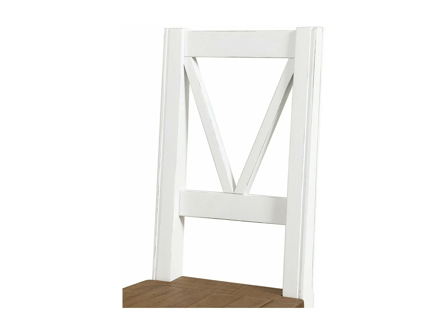 Lot de 2 chaise Bois Blanc - Rivages Interior's