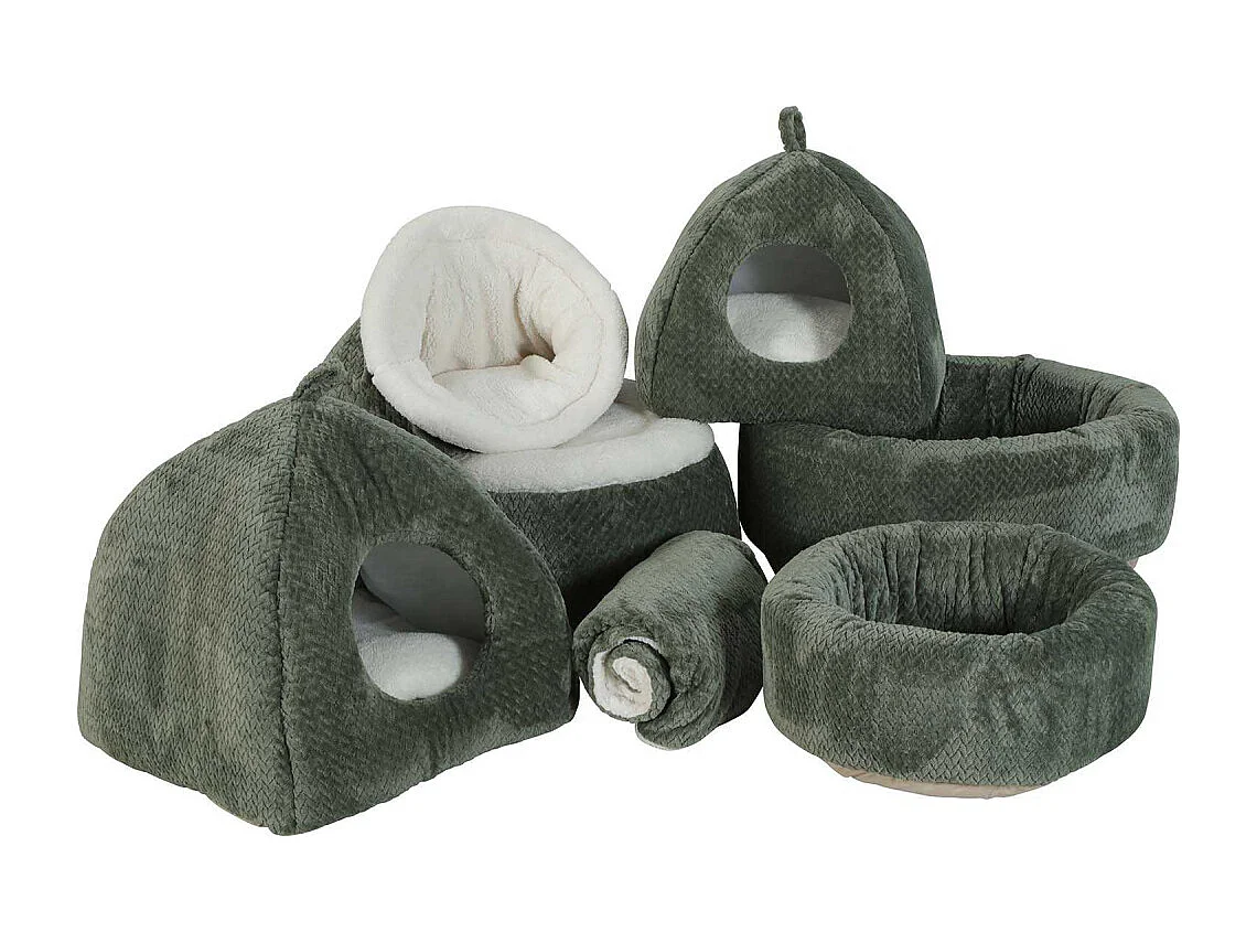 Plaid pour chat en polyester Olympe 100 x 70 cm