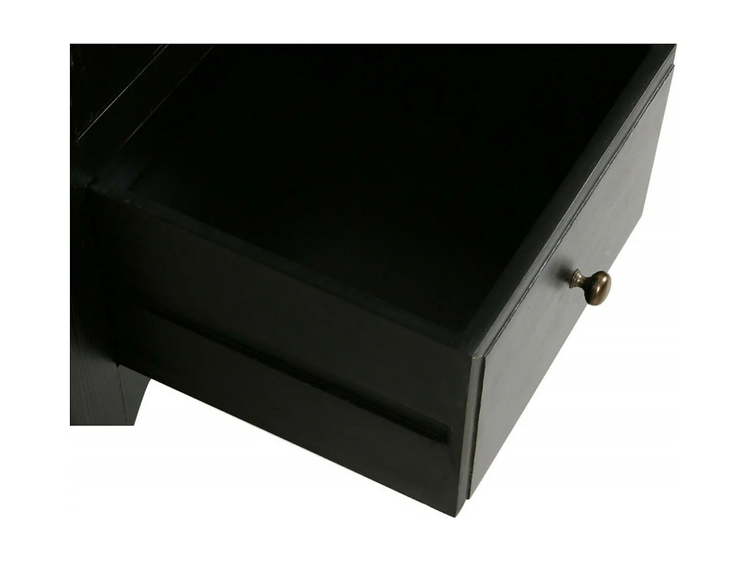 Vitrine louis xv Bois Noir - Manoir Interior's