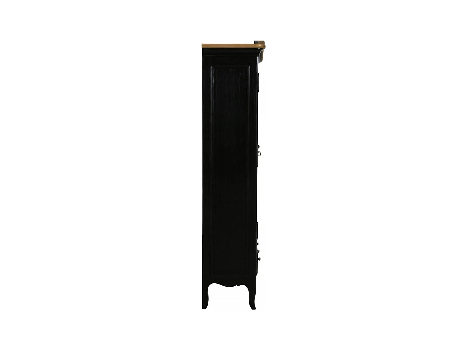 Vitrine louis xv Bois Noir - Manoir Interior's
