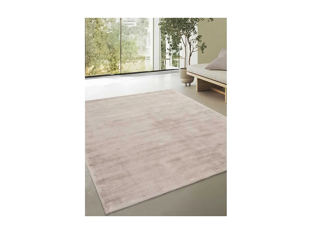Tapis en viscose uni - LUXURY Beige 160*230